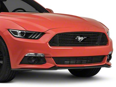 SpeedForm Modern Billet Lower Grille; Black (15-17 Mustang EcoBoost, V6)