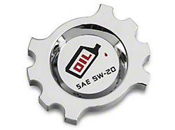 SpeedForm Modern Billet Oil Cap; Chrome (18-23 Mustang GT)