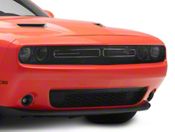 Grilleworld Phantom Black Stainless Steel Billet Grille For 2015-2023 Dodge Challenger - Main Upper Overlay
