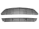 SpeedForm Modern Billet Upper Replacement Grille with 1-Piece Lower; Black (15-17 Mustang GT, EcoBoost, V6)