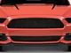 SpeedForm Modern Billet Retro Grille with 1-Piece Lower; Black (15-17 Mustang GT, EcoBoost, V6)