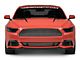 SpeedForm Modern Billet Retro Grille with 3-Piece Lower; Polished (15-17 Mustang GT)