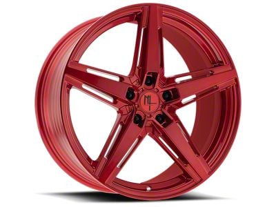 Modern Luxury MLF10 Candy Red Wheel; Rear Only; 20x10.5; 45mm Offset (05-09 Mustang)