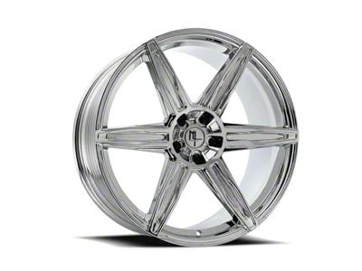 Modern Luxury MLF11 Chrome Wheel; Rear Only; 22x10.5; 45mm Offset (05-09 Mustang)