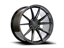 Modern Luxury MLF12 Gloss Black Wheel; Rear Only; 20x10.5; 45mm Offset (05-09 Mustang)