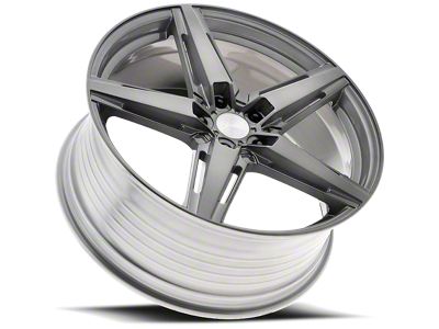 Modern Luxury MLF10 Brushed Titanium Wheel; 22x9; 35mm Offset (10-15 Camaro)