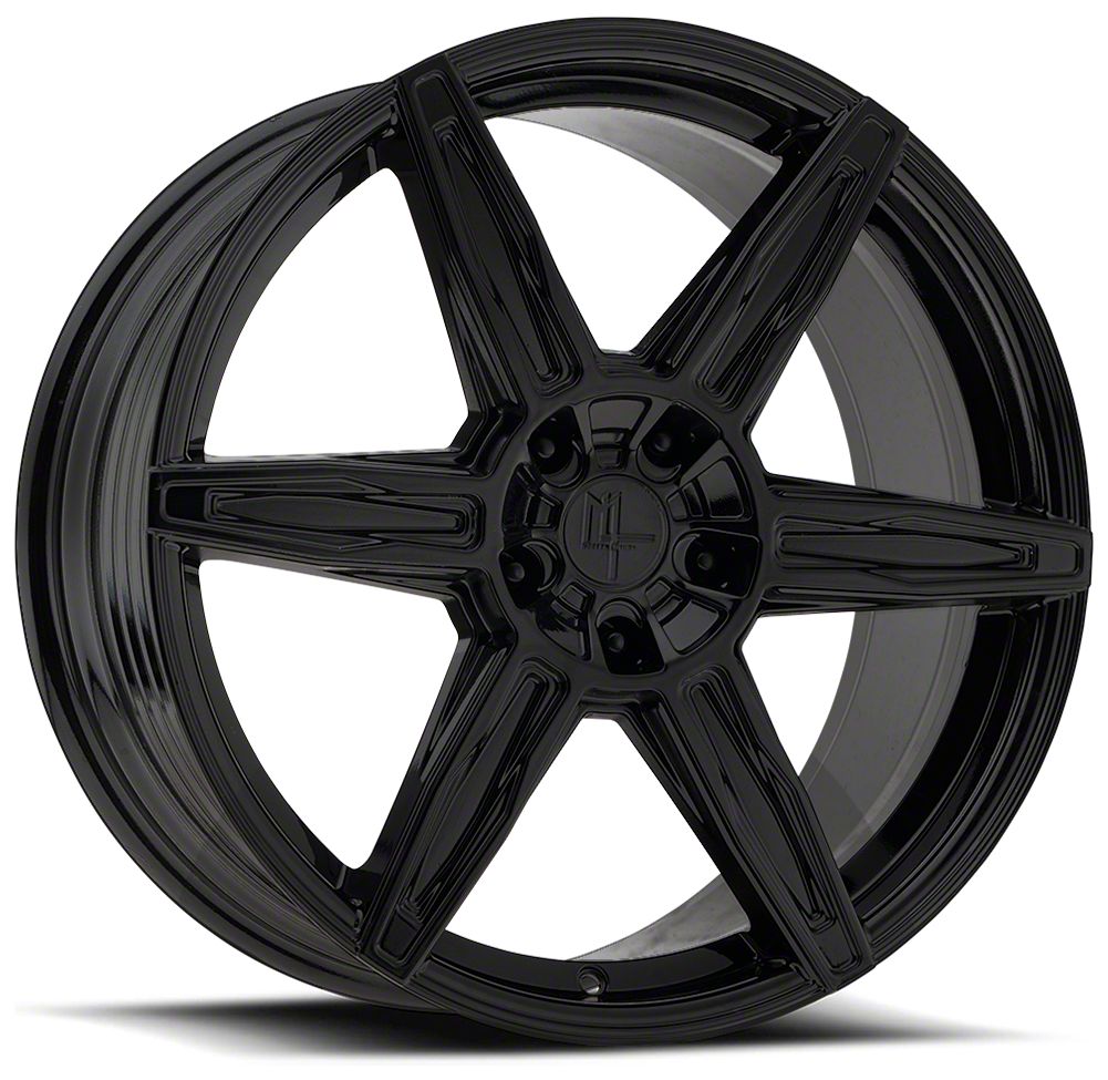 Mustang KOKORO Black Wheel; 20x9; 25mm Offset (10-14 Mustang