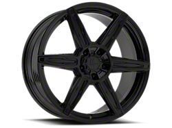 Modern Luxury MLF11 Gloss Black Wheel; 22x9; 20mm Offset (08-23 RWD Challenger, Excluding Widebody)