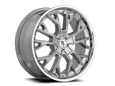 Modern Luxury MLF15 Chrome Wheel; 18x8; 35mm Offset (24-26 Mustang GT, EcoBoost)