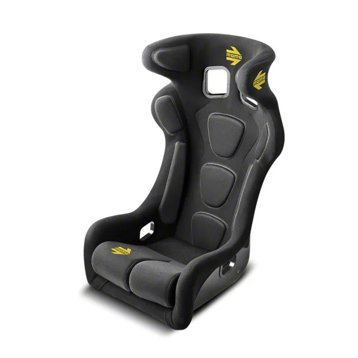MOMO USA Challenger Daytona Evo XL Hardshell Racing Seat; Black