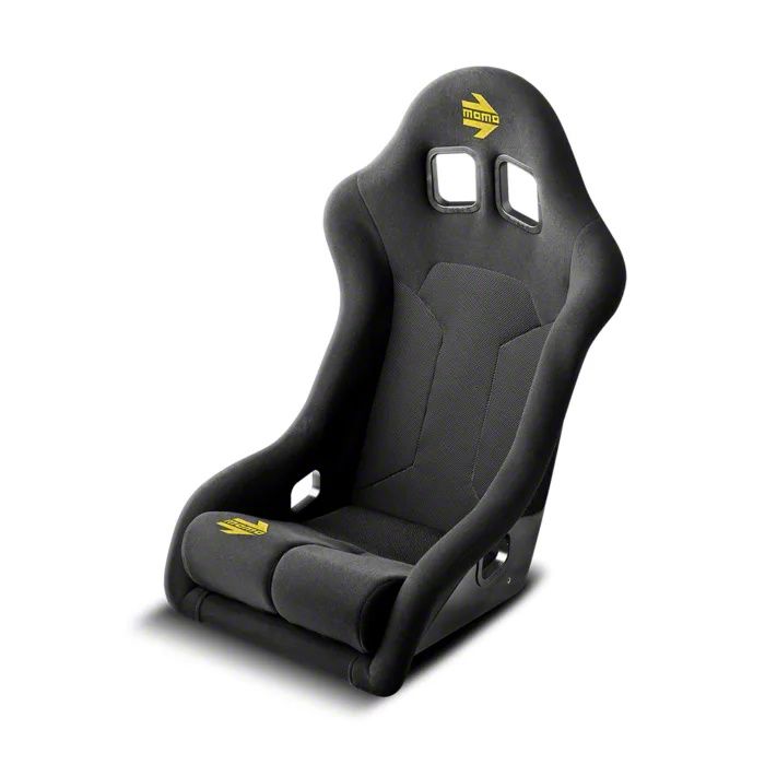 MOMO USA Mustang Supercup Standard Hardshell Racing Seat; Black 1071BLK ...