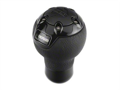 MOMO USA Nero Shift Knob; Leather (79-14 Mustang)