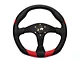 MOMO USA Quark Tuning Steering Wheel; Red (84-23 Mustang)
