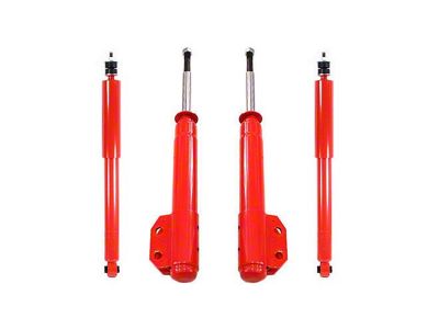 Mookeeh MK1 Stiff Shorter Front Struts and Rear Shocks (94-04 Mustang, Excluding 99-04 Cobra)