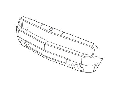 Mopar Front Bumper Cover; Unpainted (08-10 Challenger)