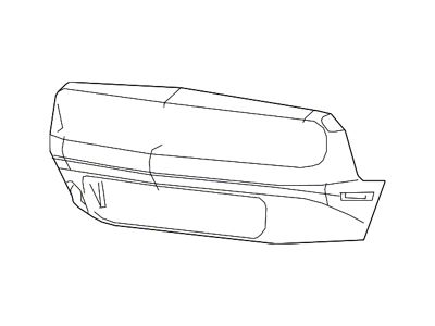 Mopar Front Bumper Cover; Primered (15-23 Challenger, Excluding Widebody)