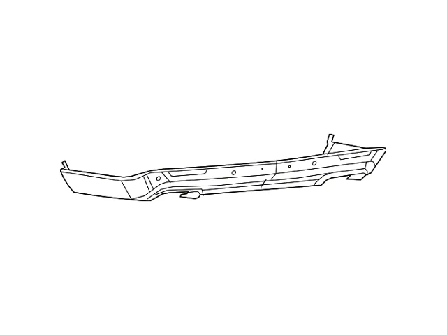Mopar Bumper Valance and Grille Kit; Rear; Without Wide Body Option and Parking Sensor; Panel (15-23 3.6L Challenger)