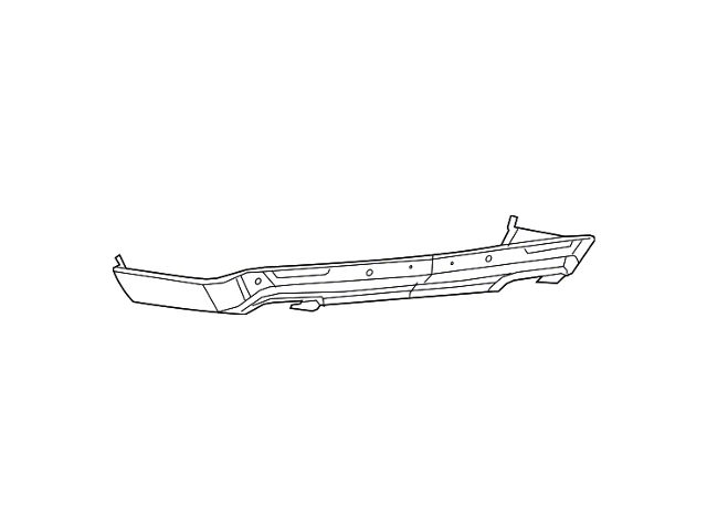 Mopar Bumper Valance and Grille Kit; Rear; Without Wide Body Option and Parking Sensor; Panel (15-23 3.6L Challenger)
