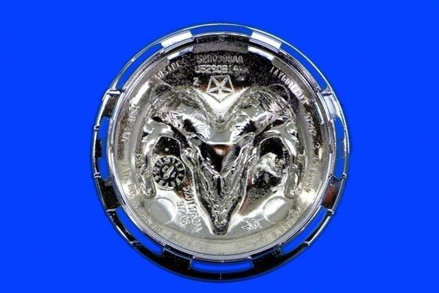 CHALLENGER/LOGO SPIDER CAP PORKCHOP マシス Mopar Challenger Center Cap; Black P5155788 (08-23