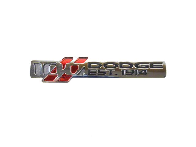Mopar Dodge 100th Anniversary Emblem (Universal; Some Adaptation May Be Required)