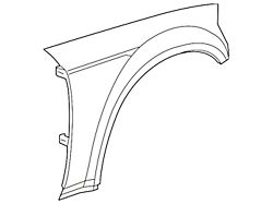 Mopar Fender; Front Left; Without Body Option (08-23 Challenger)