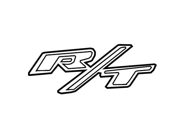 Mopar R/T Emblem (Universal; Some Adaptation May Be Required)