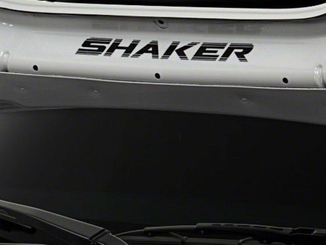 Mopar Shaker Underhood Emblem (Universal; Some Adaptation May Be Required)
