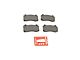 Mopar Brake Pads; Front Pair (06-10 Charger w/ 4-Piston Front Calipers)
