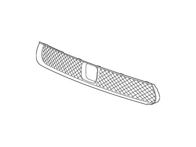 Mopar Bumper Cover Grille; Front; Black and Chrome; Without Adaptive Cruise; RPO Code MAK (19-23 Charger)