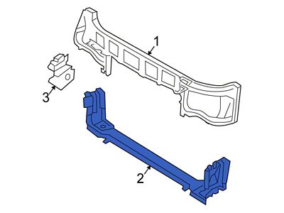 Mopar Radiator Support; Lower (06-14 Charger)