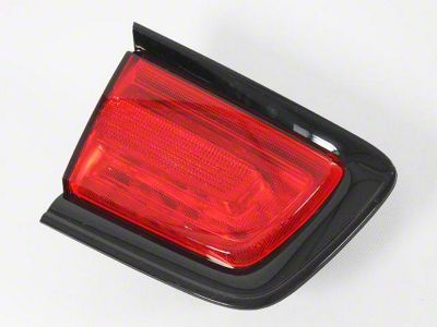 Mopar Factory Replacement Tail Light; Black Housing; Red Lens; Driver Side (11-14 Charger)