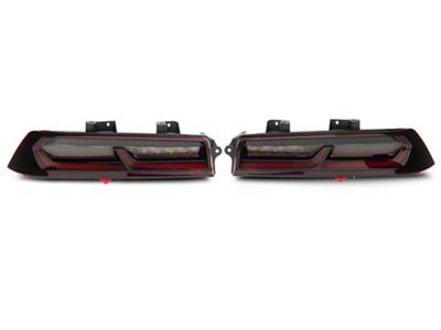 Morimoto XB LED Tail Lights; Black Housing; Red Lens (14-15 Camaro)