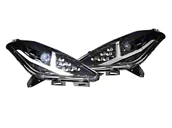 Morimoto XB LED Headlights; Black Housing; Clear Lens (14-19 Corvette C7)