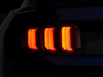 Morimoto XB LED Facelift Tail Lights; Black Housing; Smoked Lens (13-14 Mustang)