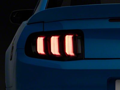 Morimoto XB LED Facelift Tail Lights; Black Housing; Smoked Lens (10-12 Mustang)