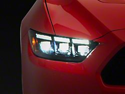 Morimoto Gen II XB LED Headlights; Black Housing; Clear Lens (15-17 Mustang; 18-22 Mustang GT350, GT500)