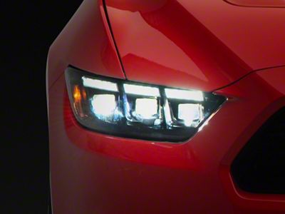 Morimoto Gen II XB LED Headlights; Black Housing; Clear Lens (15-17 Mustang; 18-22 Mustang GT350, GT500)