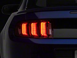 Morimoto XB LED Tail Lights; Black Housing; Red Lens (13-14 Mustang)