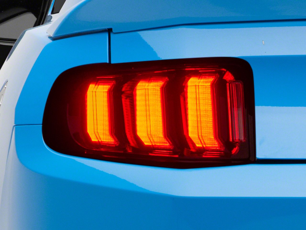 Morimoto Mustang XB LED Tail Lights; Black Housing; Red Lens LF441