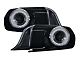 Morimoto XB LED Tail Lights; Black Housing; Smoked Lens (15-23 Mustang)