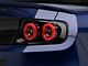 Morimoto XB LED Tail Lights; Black Housing; Red Lens (13-14 Mustang)
