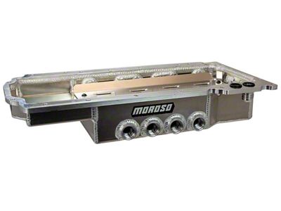Moroso Dry Sump Oil Pan with Four Pickups; Aluminum (16-24 Camaro SS)