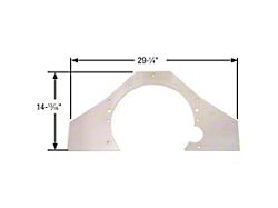 Moroso Mid Motor Plate; Aluminium (98-15 V8 Camaro)
