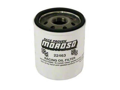 Moroso Racing Oil Filter; 22mm Thread (10-24 V8 Camaro)
