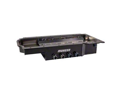 Moroso Dry Sump Oil Pan with Four Pickups; Steel (14-19 Corvette C7 Stingray)