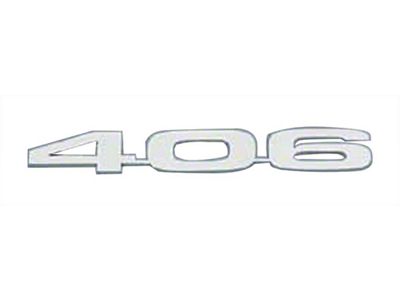 406 Hood Emblems; Polished (Universal; Some Adaptation May Be Required)