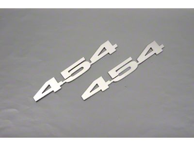 454 Hood Emblems; Polished (Universal; Some Adaptation May Be Required)