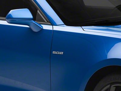 502 Hood Emblems; Polished (Universal; Some Adaptation May Be Required)
