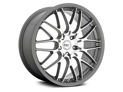 Motegi CM10 Machined Gunmetal Wheel; 19x8.5 (05-09 Mustang)