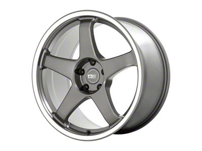 Motegi CS5 Gunmetal with Machined Lip Wheel; 19x8.5 (05-09 Mustang)